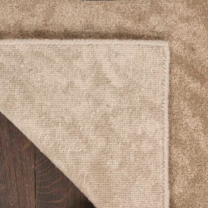 Christopher Guy Wool & Silk Sand CGS38 Wool Blend Contemporary Area Rug - 6 Ft x Round