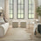 Christopher Guy Wool & Silk Sand CGS38 Wool Blend Contemporary Area Rug - 8 Ft x Round