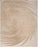 Christopher Guy Wool & Silk Ivory Sand CGS39 Wool Blend Contemporary Area Rug - 6 Ft x Round