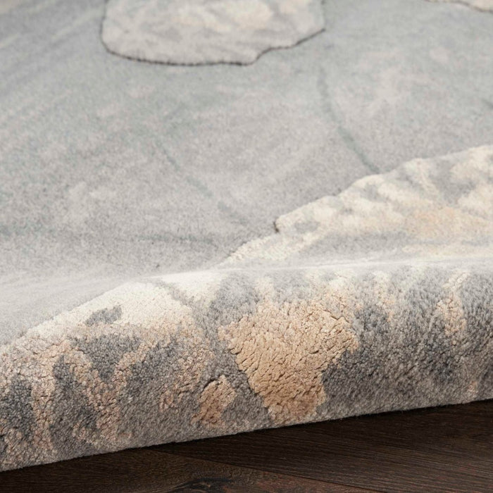 Christopher Guy Wool & Silk Collection Grey Beige GRYBG Wool Blend