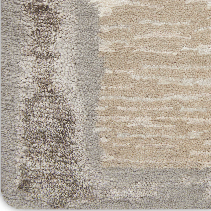 Christopher Guy Wool Eggshell Misted Morning CGW16 Wool Blend Contemporary Area Rug - 12 Ft x Square