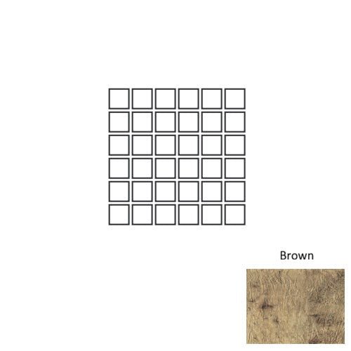 Chalet Porcelain Brown CH01 Mosaic Natural 1