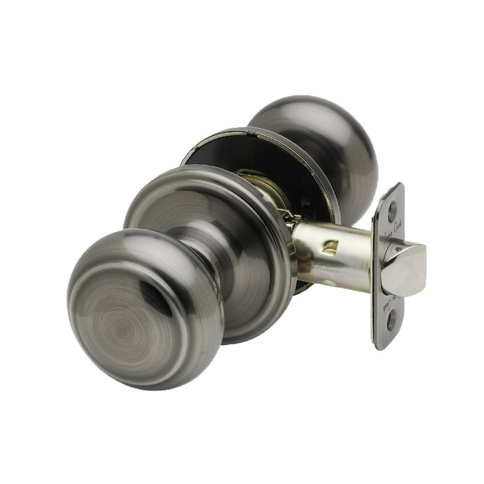 Colonial Steel Antique Nickel AN Door Knob Antique Nickel 1