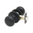 Colonial Steel Black BC Door Knob Black 1