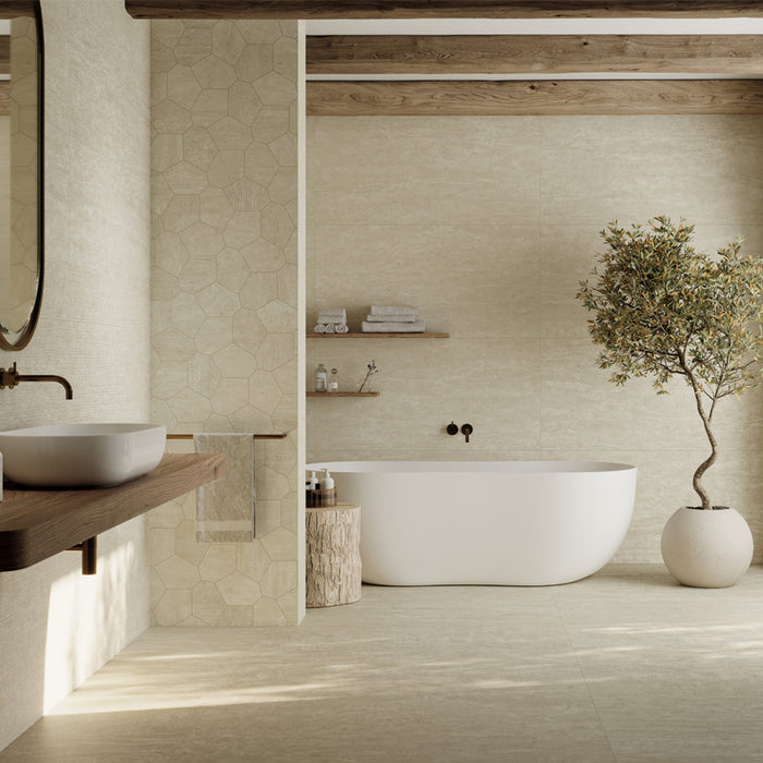 Cliffside Porcelain Beige Tile Matte 2