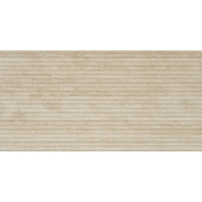Classico Porcelain Deco Travertino Beige Tile Matte 4
