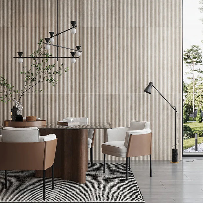 Classico Porcelain Deco Travertino Beige Tile Matte 2