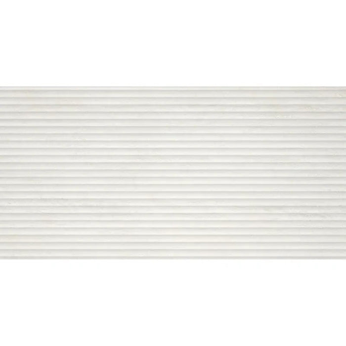 Classico Porcelain Deco Travertino Bianco Tile Matte 4