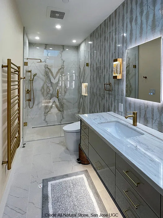 Classico Porcelain Statuario Tile Matte 6