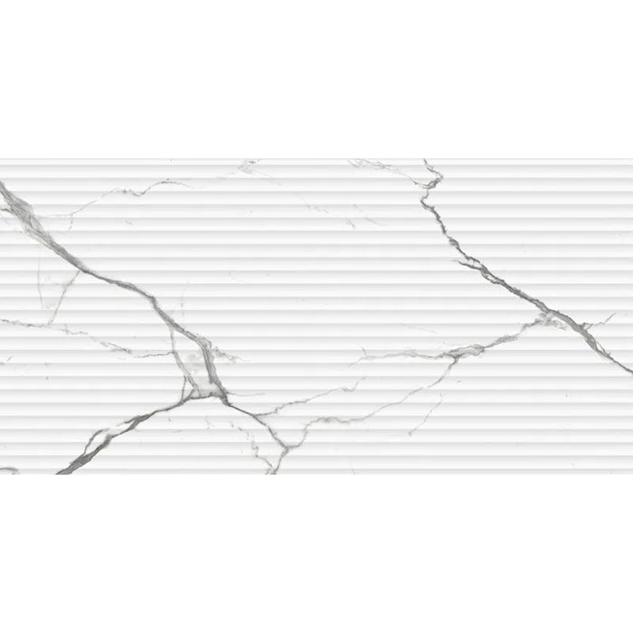 Classico Porcelain Statuario Deco Tile Matte 3