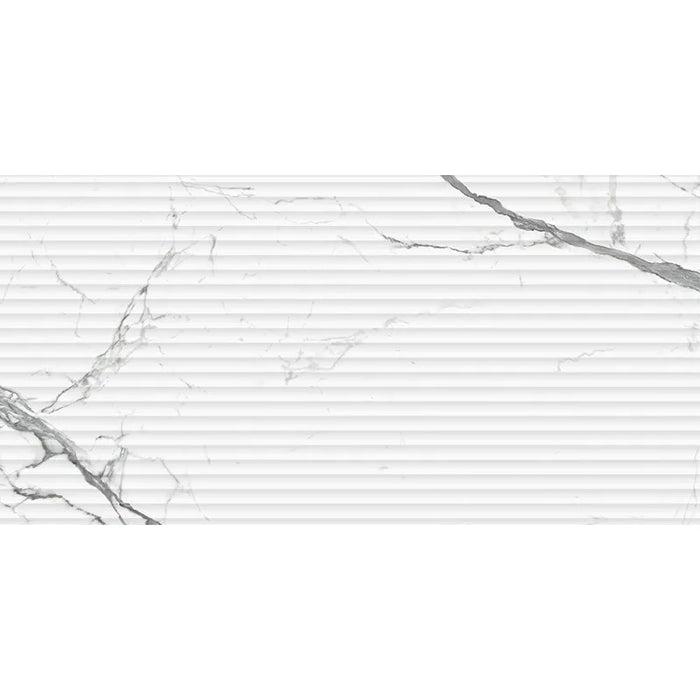 Classico Porcelain Statuario Deco Tile Matte 6