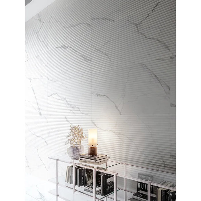 Classico Porcelain Statuario Deco Tile Matte 2