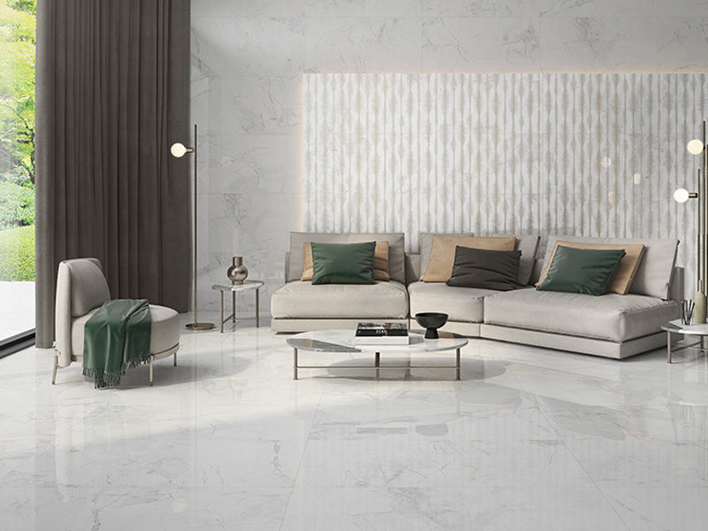 White COS-WHT-2448 Polished Porcelain