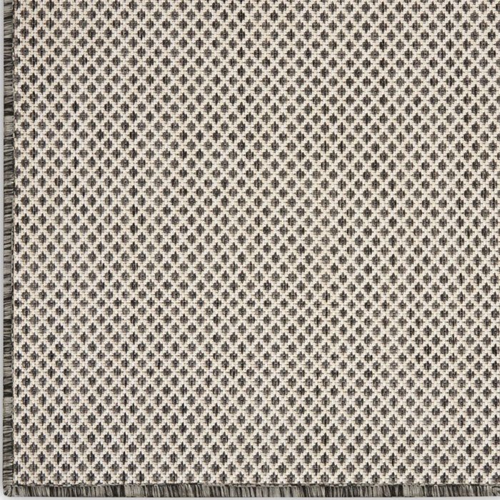Courtyard Ivory Charcoal Polypropylene & Polyester IVCHA