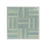 Full Sheet Sample - Artesano Reciclado Treasure Bay Basket Weave Marble Mosaic - 10.5" x 10.5" x 3/8" Glossy & Frosted