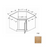 Framed Shaker Deluxe Wood Honey Wheat Base Cabinet Natural clear coat 1