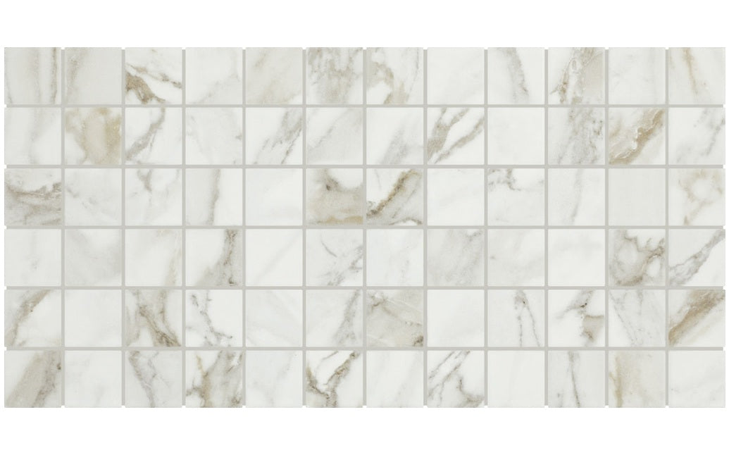 Core Fundamentals Platinum Ceramic Magnolia Straight Joint CT70 Mosaic Matte 1