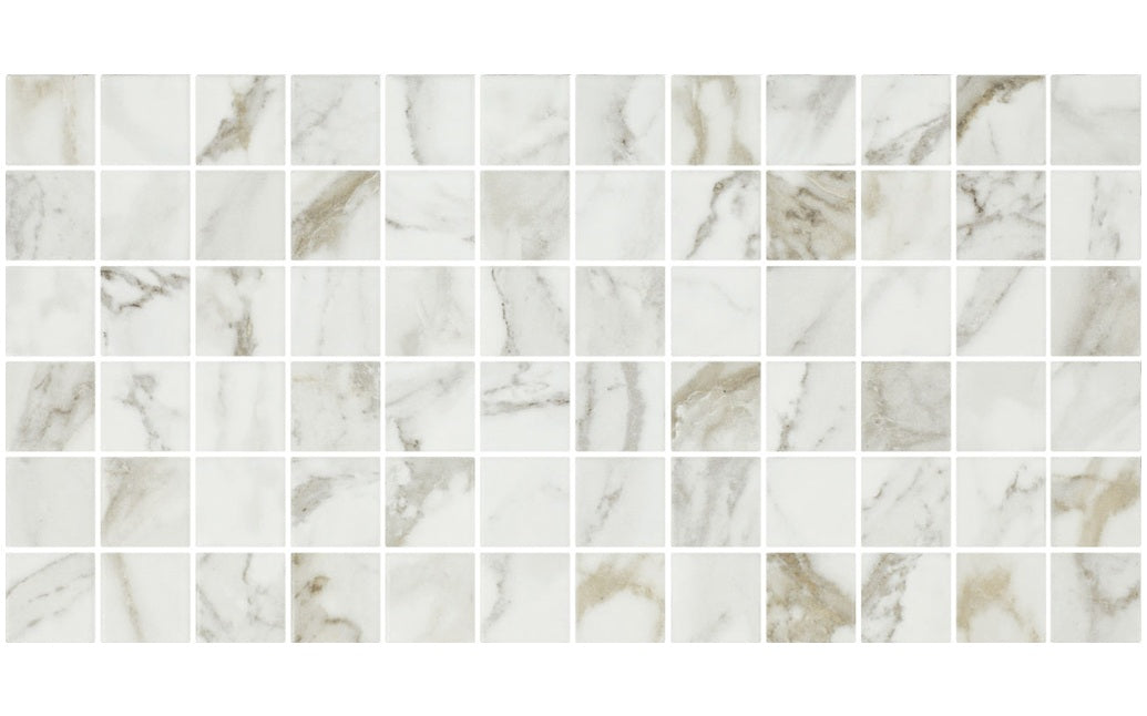 Core Fundamentals Platinum Ceramic Magnolia Straight Joint CT70 Mosaic Matte 2