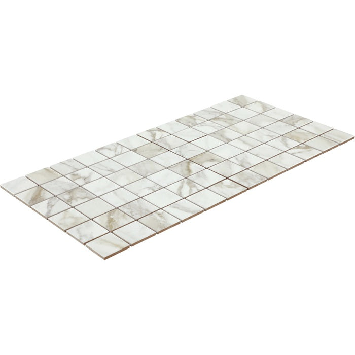 Core Fundamentals Platinum Ceramic Magnolia Straight Joint CT70 Mosaic Matte 4