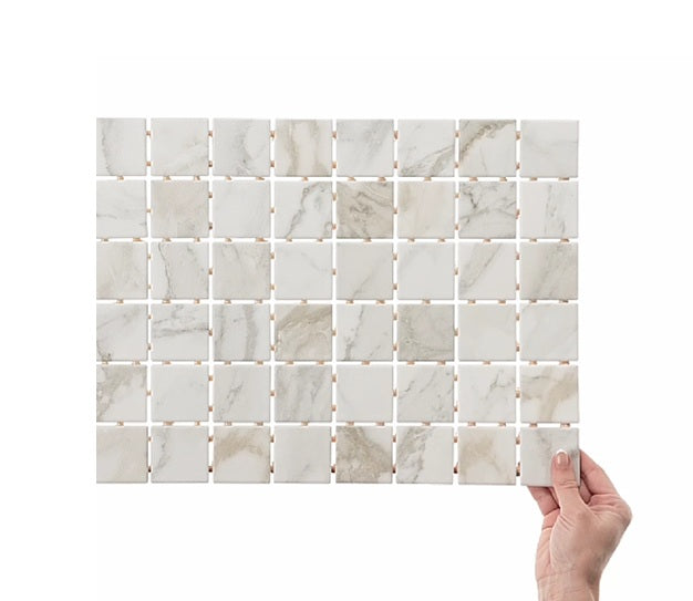 Core Fundamentals Platinum Ceramic Magnolia Straight Joint CT70 Mosaic Matte 7