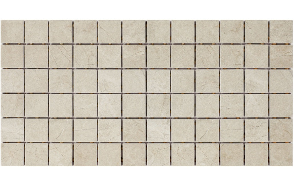 Core Fundamentals Platinum Ceramic Almond Straight Joint CT71 Mosaic Matte 2