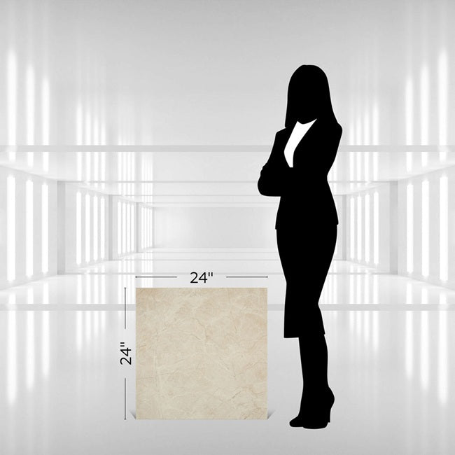 Core Fundamentals Platinum Porcelain Almond CT71 Tile Matte 10