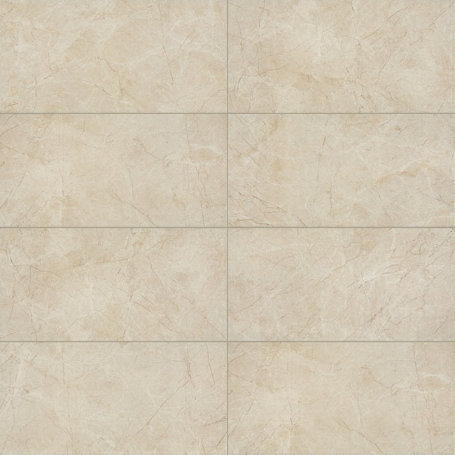 Core Fundamentals Platinum Porcelain Almond CT71 Tile Matte 9
