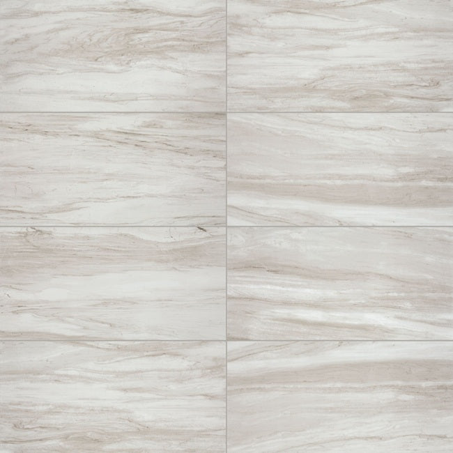 Core Fundamentals Platinum Ceramic Calacatta Sky CT75 Tile Glossy 2