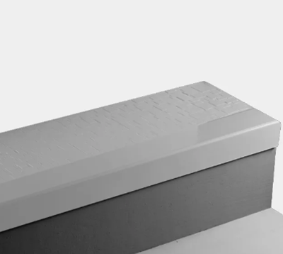 Johnsonite White CUBT-50-4.5-SQ