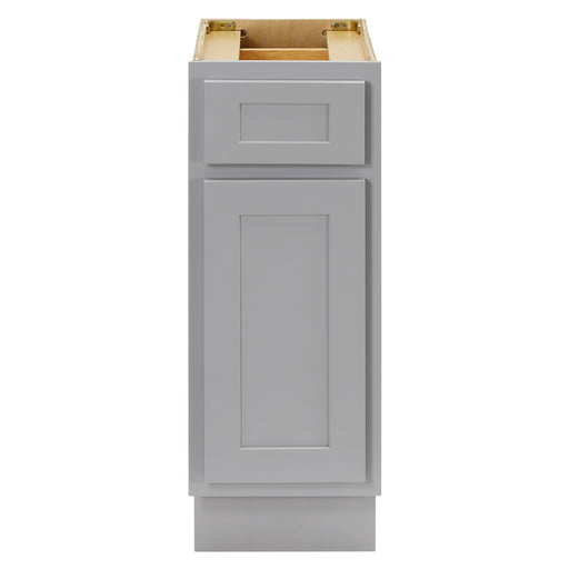 CVD Grey Wood Freestanding 1 Drawer Bathroom Cabinet - 12" x 32.5" 1