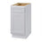 CVD White Wood Freestanding Bathroom Cabinet - 15" x 21" x 32.5"