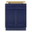 CVD Blue Wood Freestanding Without Sink Bathroom Cabinet - 24" x 32.5" 1