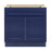 CVD Blue Wood Freestanding Without Sink Bathroom Cabinet - 30" x 32.5" 1