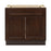 CVD Brown Wood Freestanding Without Sink Bathroom Cabinet - 30" x 32.5" 1
