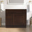 CVD Brown Solid Wood Left Drawer Bathroom Cabinet - 36" x 32.5" 1