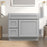 CVD Grey Solid Wood Left Drawer Bathroom Cabinet - 36" x 32.5" 1