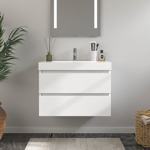 CVD Wood Grey Bathroom Cabinet Grey 1