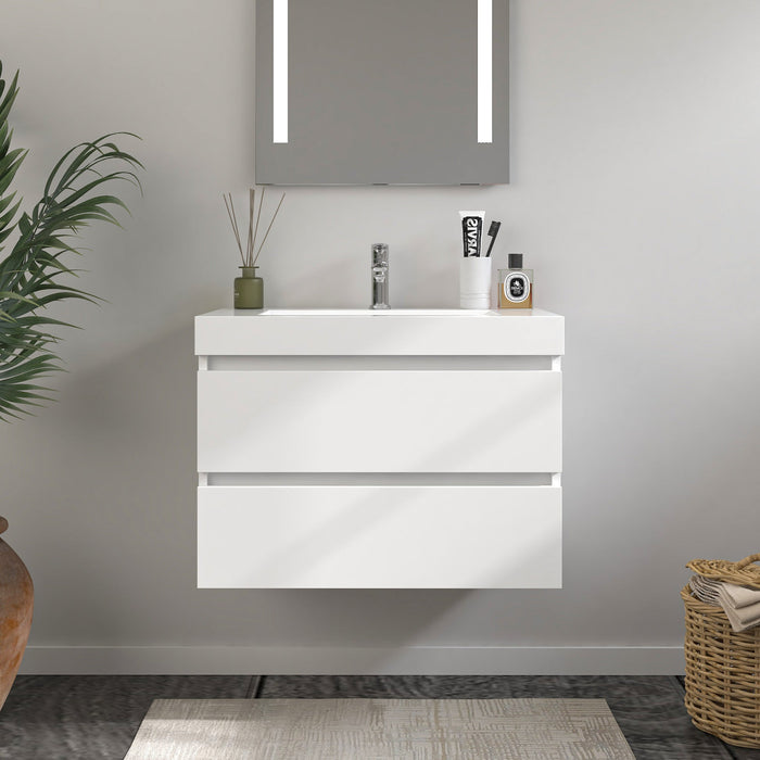 CVD Wood Grey Bathroom Cabinet Grey 1