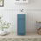 CVJ Green Solid Wood 1 Drawer Bathroom Cabinet - 12" x 32.5" 1