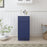 CVJ Blue Solid Wood 1 Drawer Bathroom Cabinet - 15" x 32.5" 1