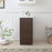 CVD Brown Solid Wood 3 Drawers Bathroom Cabinet - 15" x 32.5" 1
