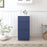 CVJ Blue Solid Wood 3 Drawers Bathroom Cabinet - 15" x 32.5" 1