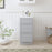 CVJ Grey Solid Wood 3 Drawers Bathroom Cabinet - 15" x 32.5" 1