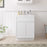 CVJ White Solid Wood Bathroom Cabinet - 15" x 32.5" 1