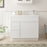 CVJ White Solid Wood Left Drawer Bathroom Cabinet - 36" x 32.5" 1