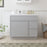 CVJ Grey Solid Wood Right Drawer Bathroom Cabinet - 36" x 32.5" 1