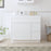 CVJ White Solid Wood Right Drawer Bathroom Cabinet - 36" x 32.5" 1