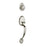 Colonial Zinc Satin Stainless SS Handleset Satin Stainless 1