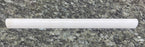 Polished Oriental White Marble Liner - 3/4" x 12" Bullnose