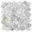 Calacatta Gold Polished Marble Mosaic - Pebble x 8 MM